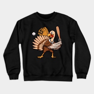 Boys Turkey Baseball Give your design a name! Crewneck Sweatshirt